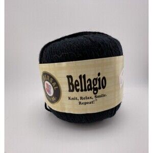 Universal Yarn Belliago Black Cotton Poly Made In Turkey #845